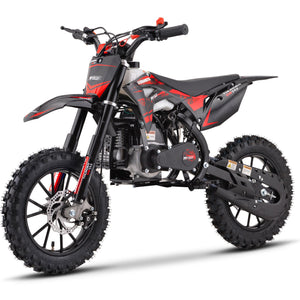 50cc 2-Stroke Kids Gas Dirt Bike Red