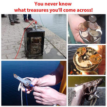Load image into Gallery viewer, FINDMAG 1725 LBS Fishing Magnet Kit, 3.7 Inch Neodymium Fishing Magnet
