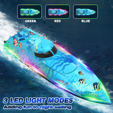 Load image into Gallery viewer, 918 RC Boat, Remote Control Boat for Adults, Water Boats with LED Light for Kids, RC Ship, Summer Toys for Pools and Lakes, Toy Gift
