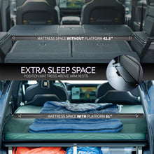 Load image into Gallery viewer, Life Finds Sleeping Platform Storage System Designed for Rivian R1S Vehicles, Folding Platform with Underneath Storage, Black, LF-R1SP
