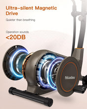 Load image into Gallery viewer, Niceday Elliptical Exercise Machine -  Brown
