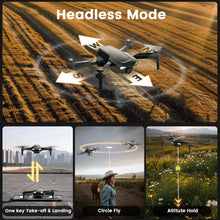 Load image into Gallery viewer, Drone with Camera for Kids Adults, WF11 1080P HD Mini Drones with FPV Transmission Foldable RC Quadcopters for Beginners, One-Key Start

