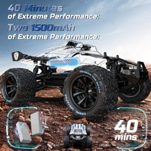 Load image into Gallery viewer, 1:14 All Terrain RC Cars, 40KPH High Speed Off Road RC Truck,4WD Remote Control Car with 2 Li-ion Batteries, Fast Extreme Monster Truck
