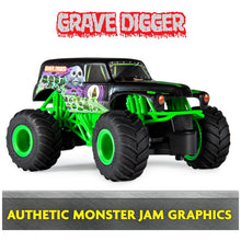 Load image into Gallery viewer, Monster Jam, Official Grave Digger Remote Control Monster Truck, 1:24 Scale, 2.4 GHz, Kids Toys for Boys and Girls Ages 4 and up
