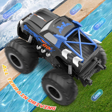 Load image into Gallery viewer, RC Monster Truck 1:16, Electric RC Car RC Monster Car 4WD Rock Crawler Scale Remote Control Truck Toy Cars (Blue)
