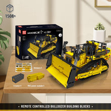 Load image into Gallery viewer, RC Bulldozer Building Set for Adults, Bulldozer Truck Construction Vehicle Model with Motors, APP Control Truck with Engines, 1508 Pieces
