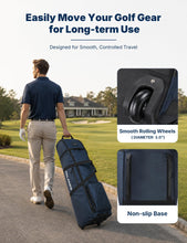 Load image into Gallery viewer, Talanes Golf Club Travel Bag with 2 Rolling Wheels for Airlines, Navy
