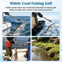 Load image into Gallery viewer, CYFIE Upgraded Telescopic Fishing Gaff, 9.4FT Durable Aluminum Alloy Fishing Gaff Pole with 8mm Screw, Secure Locking Mechanism, Capable for Fish Gig Harpoon Hook Spear, Use for Hunting Fish Frog Mole
