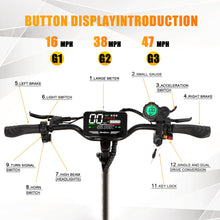 Load image into Gallery viewer, Electric Scooter Adults, 5600W Dual Motor E-Scooter, 47MPH Top Speed and Max 43Miles Long Range, Dual Brake and Dual Shock, 11&quot; Off-Road Tires
