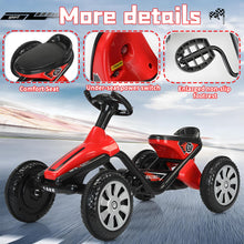 Load image into Gallery viewer, 12V 4 MPH Electric Go Kart, Drifting Car Ride on Toy Outdoor Indoor for Kids 3-12, Carrying Weight 80kg,Yellow
