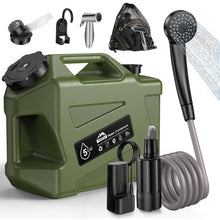 Load image into Gallery viewer, Widitn Portable Camping Shower with Water Jug 5-Gal Jug Powerful Spray
