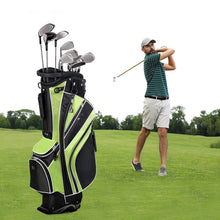 Load image into Gallery viewer, Mayjooy Golf Stand Bag, Portable Carry Golf Bag w/Ergonomic Dual Straps &amp; 6 Way Top Divider, Lightweight Carry Organizer Pocket w/Umbrella Ring, Ideal for Men &amp; Women (Green)
