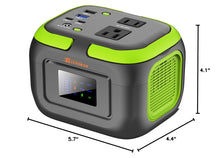 Load image into Gallery viewer, Portable Power Station 120W, 97.6Wh Backup Battery Solar Power Bank Generator with AC Outlets &amp; USB-C Input,Portable Battery Pack Lightweight for Camping Travel RV Van(without Solar Panel)
