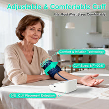 Load image into Gallery viewer, P PANACARE Upper Arm Blood Pressure Monitor – Large LCD Display BP Machine, 2-User 240 Memory, Irregular Heartbeat Detection, Wide Cuff 8.7"-20.5", Type-C Power
