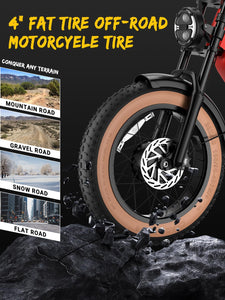 Ultra Electric Bike Bike for Adults 2000W Dual Motor 32 MPH, 52V/40AH Dual Battery, 160 Miles Range 20" Fat Tires