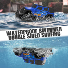 Load image into Gallery viewer, Amphibious Remote Control Car Toys for Boys 2.4GHz 1:16 All Terrain Off-Road RC Car Waterproof RC Monster Truck, Blue
