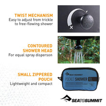 Load image into Gallery viewer, Sea to Summit Lightweight Pocket Shower for Camping and Travel
