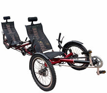 Load image into Gallery viewer, Tandem Recumbent Trike for Couples - Spacious and Comfortable Ride for Two

