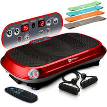 Load image into Gallery viewer, Lifepro Waver Vibration Plate Exercise Machine – High-Intensity Vibration Plate for Lymphatic Drainage – Full-Body Workout Vibrating Platform with Loop Bands – Fitness Equipment for Strength &amp; Toning
