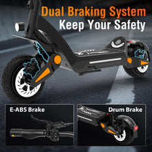 Load image into Gallery viewer, Electric Scooter for Adults 1350W*2 Dual Motor, Foldable Electric Scooter, LED Lights, Double Hydraulic Brake, Double Hydraulic
