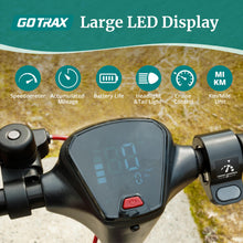 Load image into Gallery viewer, Apex XL 8.5&quot; Solid Tires, Max 12 Miles Range and 15.5Mph Speed, Bright Headlight and Taillight, Big LED Display, Black
