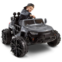 Load image into Gallery viewer, Bicycle Company Kids Battery-Powered Ride On Car Special Ops w/ Lights, Sounds &amp; MP3 Player, 12V - 17138 , Grey, Large
