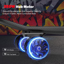 Load image into Gallery viewer, Maxfind MAX ONE Electric Skateboards for Beginners and Teens, 1H Fast Charge &amp; Samsung Battery,15MPH &amp; 8 Miles Range, 350W Hub Motor, 3 Speed Modes
