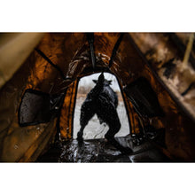 Load image into Gallery viewer, Momarsh Invisi Lab Dog Blind for Waterfowl Hunting | Adjustable Pet Blind for Dry or Wet Land Hunting &amp; Training | Water Resistant Shell with Mesh Draining Bottom | Optifade Marsh
