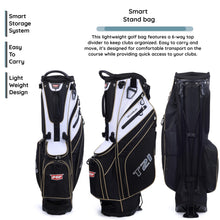 Load image into Gallery viewer, PGF T21 Men's Complete Golf Club Package Set[17-Pieces][Black][Hand: Right] [Length: Standard]
