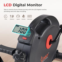 Load image into Gallery viewer, Sunny Health &amp; Fitness Under Desk Smart Mini Pedal Exerciser - Black
