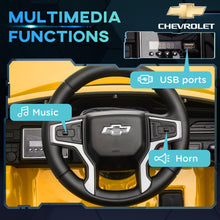 Load image into Gallery viewer, Chevrolet Tahoe Licensed Kids Ride on Car, 12V Battery Powered Kids Electric Car with Remote Control, Yellow
