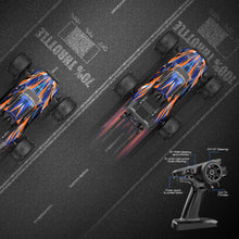 Load image into Gallery viewer, 1:16 Scale Ready to Run Fast Remote Control Car, High Speed Jump RC Monster Truck, Off Road RC Cars, 4WD All Terrain RTR RC Truck
