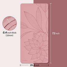 Load image into Gallery viewer, Extra Width ＆ Thick,Comfortable,Non-Slip Exercise Mat-Works Great on All Floor for Stretching,Yoga Studio,Gym or Home Workouts
