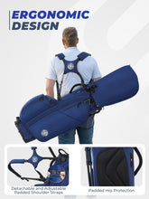 Load image into Gallery viewer, Sturdum Lightweight 7 Way Golf Stand Bag for Men Women, Upgrade Base
