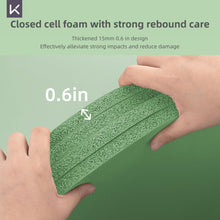 Load image into Gallery viewer, KEEP Extra Thick NBR Yoga Mat for Women &amp; Men, 15mm Thick, 72”x32” Large Exercise Mat with Non-Slip Workout Mat for Yoga, Pilates, Stretching, Meditation – Wide &amp; Cushioned Fitness Mat,Green
