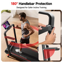 Load image into Gallery viewer, RHYTHM FUN Treadmill with Incline - Black Red
