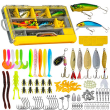 Load image into Gallery viewer, THKFISH 130PCS Compact Fishing Tackle Kit With Fishing Lures
