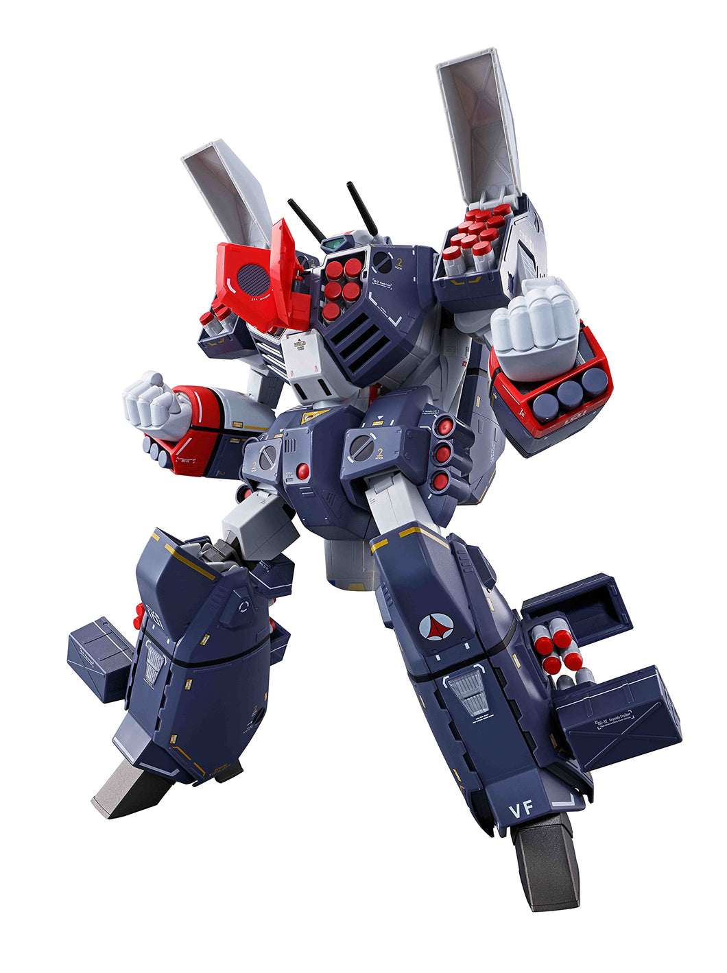 Bandai Spirits DX Chogokin Super Time Fortress Macross VF-1J Armored Valkyrie (Kireki Ichijo), Approx. 11.0 inches