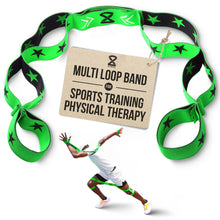 Load image into Gallery viewer, Two8 Bands Multi Loop Resistance Band for Working Out - Green, Movement Band (Light)

