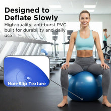 Load image into Gallery viewer, Theraband 23045 Exercise and Stability Ball for Improved Posture, Blue, 75cm Diameter

