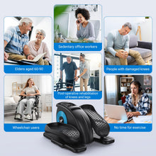 Load image into Gallery viewer, MERACH Under Desk Elliptical Machine, Leg Exerciser While Sitting for Seniors Adults Fully Assembled, Elliptical Exercise Machine Portable Electric Pedal with Remote Control&amp;12 Auto Mode
