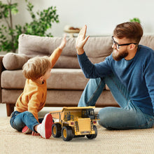 Load image into Gallery viewer, 9 Channel Remote Control Dump Truck Toy with Lights and Sounds Effect, 1:18 RC Construction Vehicles Trucks
