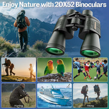Load image into Gallery viewer, Deesoo 20x52 Binoculars for Adults High Powered - Green
