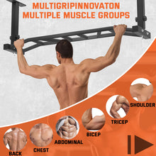 Load image into Gallery viewer, HWOOUSA 48" Ceiling Mount Pull Up Bar - Maximum Weight 600 Lbs
