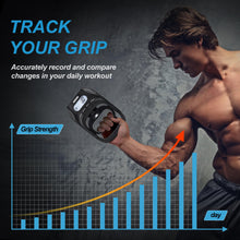Load image into Gallery viewer, Handeful Grip Strength Tester Trainer - Dynamometer Handgrip Measurer Meter, Handheld Strengthener Exerciser for Sports, School, and Home Use (black 180kg)

