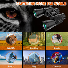 Load image into Gallery viewer, 20x50 High Power Binoculars for Adults with Low Light Night Vision

