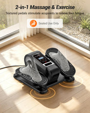 Load image into Gallery viewer, Under Desk Elliptical Machine, Electric Seated Pedal Exerciser, Quiet Leg Exerciser While Sitting for Seniors, Mini Portable Leg Exercise Machine with Remote, Adjustable 12-Speeds, Manual &amp; Auto Mode
