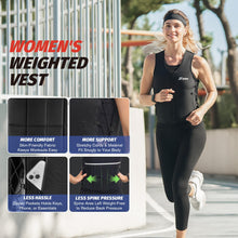 Load image into Gallery viewer, ZELUS Weighted Vest Woman, Adjustable Weighted Vest 1-10lb/ 1-15lb with Removable Z-Fit Soft Iron Weights, for Weight Loss Running Walking Rucking Strength Training, Reflective &amp; Pocket Design
