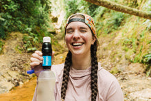 Load image into Gallery viewer, Sawyer Products SP129 Squeeze Water Filtration System w/Two 32-Oz Squeeze Pouches, Straw, and Hydration Pack Adapter
