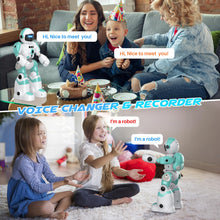 Load image into Gallery viewer, Kids Robot Toys, Remote Control Robot, Programmable Robot with Recorded Voice Music Dance Gesture Control
